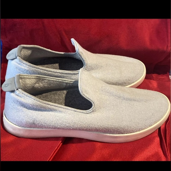 Allbirds Wool Loungers Women’s 6 Light Blue Merino Wool Slip On Shoes - Picture 4 of 9